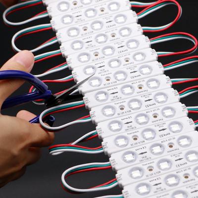 China AlGaInP 12v 3 light sign lens modulo led mini smd led module remote control injection 5050 rgb led modules for sale