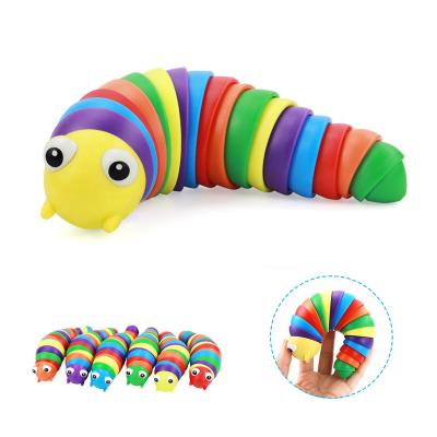 China Relieve Worry Modern Design Decompress Sensory Toys Finger Slug Toy whosale finger slug toy for sale