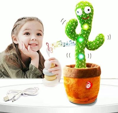 China Kids Play Toy Dancing Cactus Plush Toys Rhythm Dancing Cactus Plush Toys Cute Stuffed Twisting Toy Dancing Cactus Stuffed Toy for sale