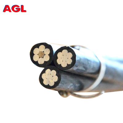 China Overhead Aluminum Alloy Care 150Mm Transmission Line ABC Wires Cable for sale