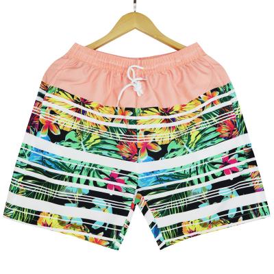 China Plus Size Mens Fashion Beach Shorts Summer Swimwear Quick Dry Custom Recycled Color Beach Changing Shorts for sale