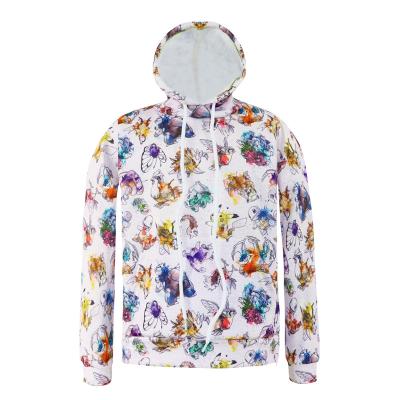 China Anti-wrinkle Tie Dye Making Cartoon Customized Logo Hooded Essentials Anime 3D Hoodie For Kid for sale