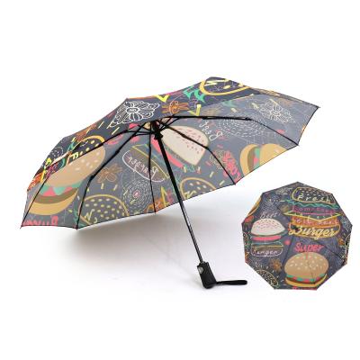 China Outdoor Parasols Minimalist Compact Automatic Windproof Umbrellas Custom Design Foldable Umbrella For Rain for sale