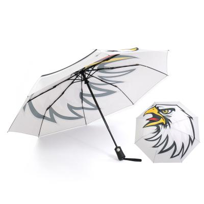 China Minimalist New Design Waterproof Folding Fancy Umbrella Hands Free Lightweight For Rain for sale