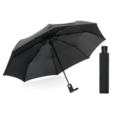 China Minimalist Custom Windproof Folding Umbrella Portable Customized Automatic Triple Umbrella Umbrella Umbrella for sale