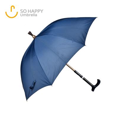 China Contemporary Manual Open and Close Old Man Walk Stick Umbrella for sale