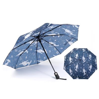 China Portable Automatic Fashion Umbrella Contract Design Gift Fancy Umbrella Travel Transient Windproof Umbrella for sale