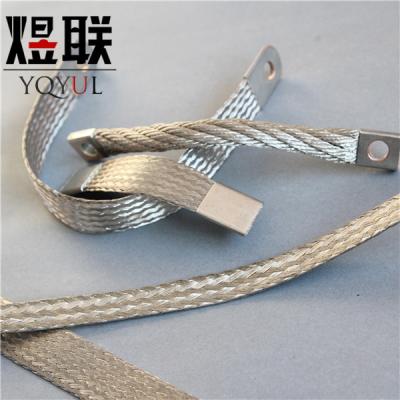 China Power Braided Copper Grounding Braid Grounding Connector for sale