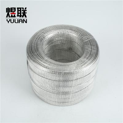 China Underground Diameter 0.15mm Tinned Braided Wire Copper Flat Ground Cable 25sqmm for sale