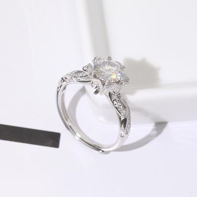 China 2020 Fashion TRENDY 925 Sterling Silver Engagement Ring For Women Classic Wedding Jewelry for sale