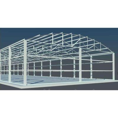 China Standard Workshop ASTM Steel Metal Steel Structure Building System for Cow/Dairy Cow/Cattle/Goat/Sheep/Lamb/Pig House Shed Canopy Shelter for sale