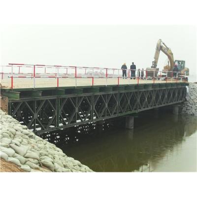 China Low Price China Workshop Multi Frame Steel Trusses Prefab Steel Bridge System Bailey Portable Steel Structure Bridge Temporary Steel Bridge for sale