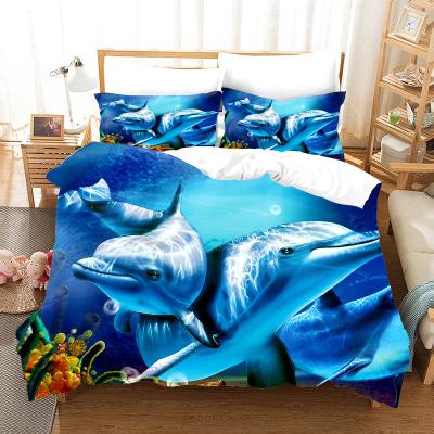 China Nondisposable 100% Cotton 3D Digital Printing Summer House Quilt Cover for sale