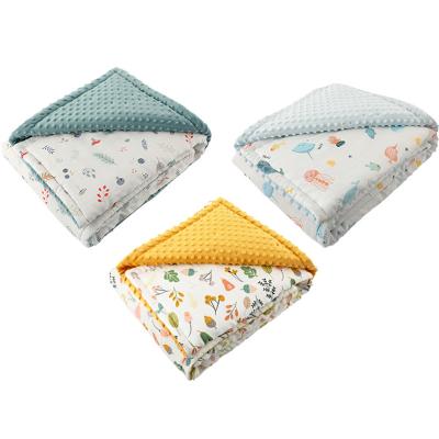 China Bebe 2021 High Quality Anti-Static Newborn Infant Muslin Summer Tree Soft Organic Blanket Baby Blanket for sale