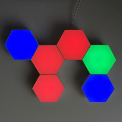 China Light touch switch 3d led night lampcolorful white assembled desk aurora starry for 72d led night light for sale