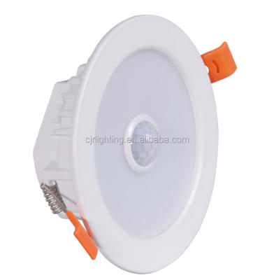 China New Year Factory Low Price 24W Industrial Led Downlight 10 Design 230*68mm PIR Motion Sensor Recessed Round LED Downlight for sale