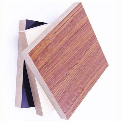 China Factory market MDF 6mm European white black white melamine MDF of various sales moisture-proof color for sale