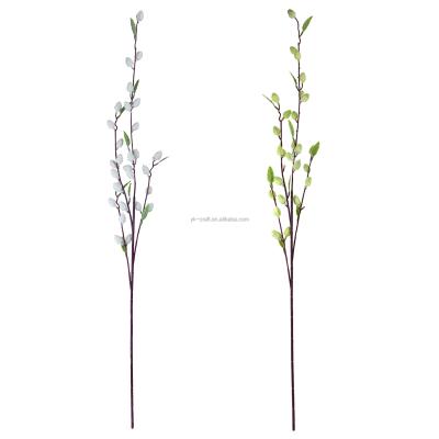 China Salix Main argyracea 4 Artificial Home Flowers Sell Willow For Festival Decor Long Wholesale White Flowers Pick Floral Home Decor for sale