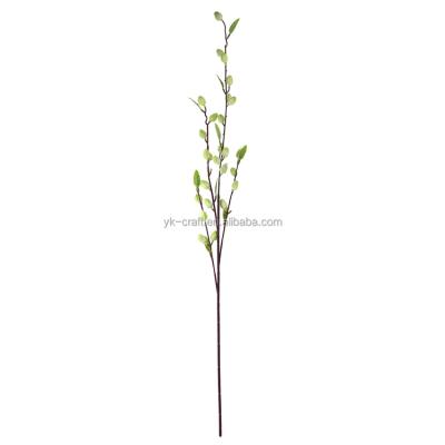 China Home Home Willow Silver Artificial Flowers Wholesale Willow Festival Decoration White Flower Decoration for sale