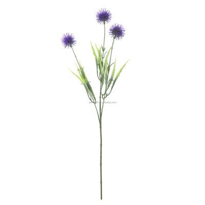 China Artificial Flower Thorn Fruit Plastic Flower For Artificial Table Home Decoration Thistle Globe Flower for sale