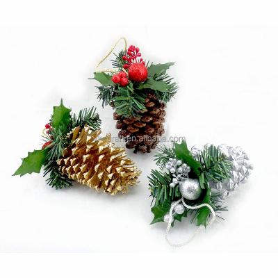 China Wholesale Pinecone Christmas Pinecone Decor Hang Act The Role Of Natural Hanging Indoor Items Small Natural Pinecone For Tree Decor for sale