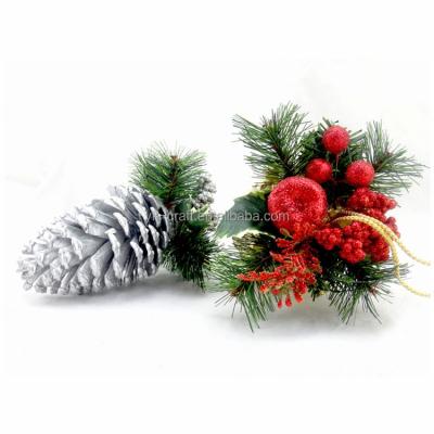 China Wholesale Natural Pinecone Christmas Pine Cone Ornaments Natural Pine Cone Tree Decoration Small Indoor Items for sale