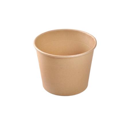 China Restaurant Disposable Eco Friendly Microwave Soup Hot Cups With Lid Sale Hot Soup Containers Wrapping Paper Soup Cups Takeaway for sale