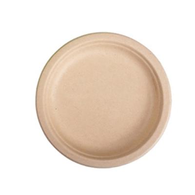 China 7 Inch Round Disposable Dish Disposable Degraded Eco - Friendly Products for sale