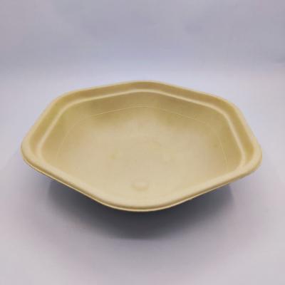 China Eco - Friendly Disposable Degraded Bagasse Salad Bowl Soup Bowl for sale