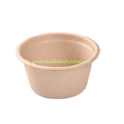 China Biodegradable Disposable Lunch Box 55ml Disposable Sauce Cup / 2onz Eco - Friendly With Lid for sale