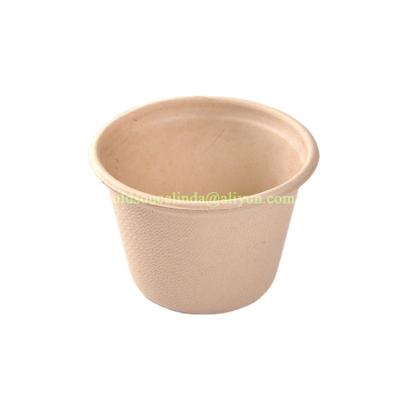 China 140ml/5oz Disposable Sauce Cup Pulp Takeaway Food Container Eco - Friendly Lunch Box for sale