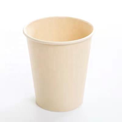 China Cheap Disposable Sustainable Bagasse Sugarcane Tea Drinks Paper Pulp 6oz 210ml Cold Coffee Cups for sale