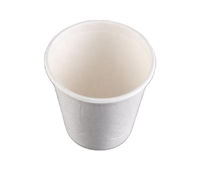 China Sustainable Biodegradable Dessert Bagasse Eco Friendly Coffee Cups With Lids Disposable Paper Drinking Tea Cups for sale