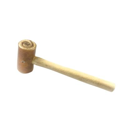 China OWDEN Leather Craft Professional Heavy Duty Leather Craft Tools Leather Hammer Green Leather Mallets Craft Maul Leather Hammer for sale