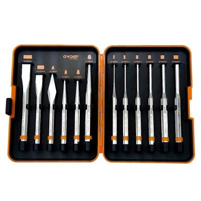 China OWDEN Industry Professional Multi-size 12Pcs Chisel&Punch Set CR-V Chisel Tool Kit for sale