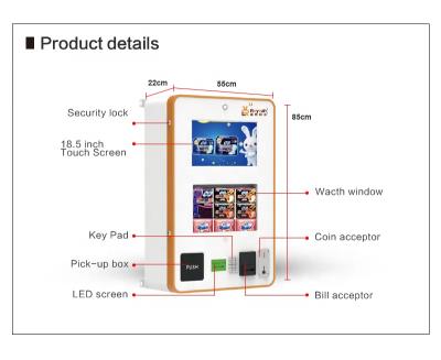 China metal & Stainless Steel with Coin and Bill Payment Tabletop Snack Vending Machine / Food Vending Machine Mini Vending Machine for sale