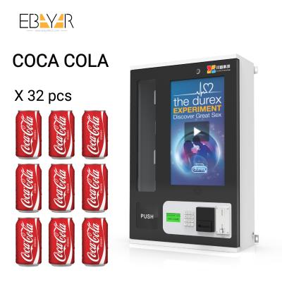 China metal & Self Serve Stainless Steel Mini Automatic 24 Hour Vending Machine With Card Reader for sale