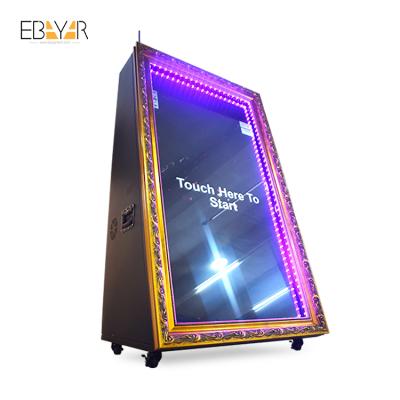 China Indoor Hot Sale Mirror Booth Mirror Photo Booth For Weddings for sale