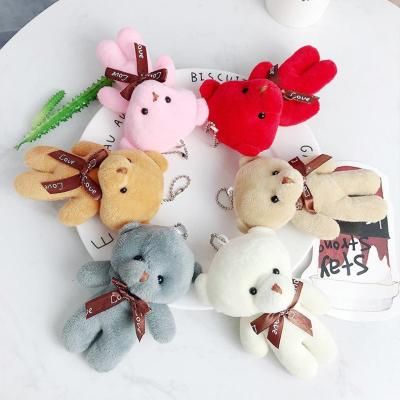 China Cheap price 12cm plush toy promotion gift stuffed decoration toy mini stuffed and plush animal toy key chain for sale