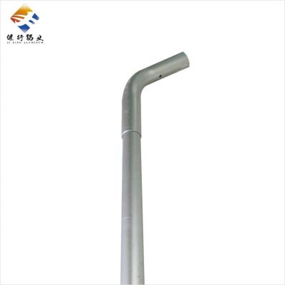 China Industry Aluminum Tubing Custom Anodized Aluminum Tubing Elbow/CNC Round Tubing Elbow 6063-T5 with Punch Holes for sale