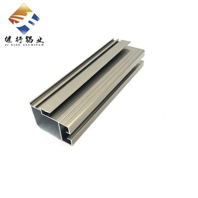 China Industry Anodized Mill Finished Powder Coating Wood Grain Aluminum Extrusion Profiles For Windows And Doors for sale