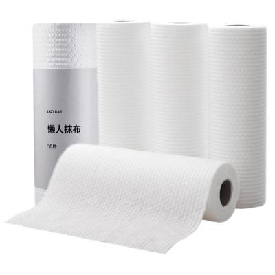 China Sustainable Disposable Nonwoven Oil Absorbent Kitchen Paper Towel In Roll for sale