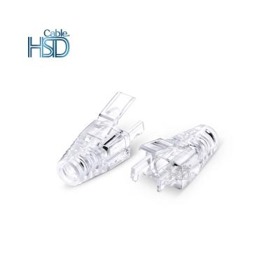 China Colorful Networking Connection Network RJ45 Connector Boot Cover 5.5mm 6.5mm 8.0mm OD RJ45 PVC Jack Boot Ethernet RJ45 Boot for sale