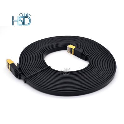 China PC Factory Price Ethernet Cable Shield Cat5e Cat6 Flat Patch Cord Cable for sale