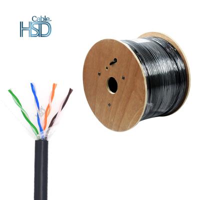 China PC Price 24Awg Outdoor Cat 6 305M Utp Cat6 Network Best UV Resistant 1000Ft Lan Cable for sale