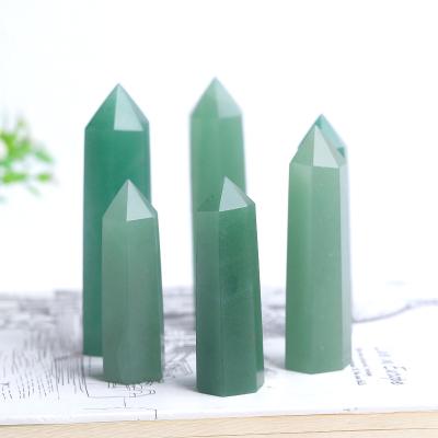 China China Magic Wand Chakra Natural Point Crystal Column Craft Healthy Magic Hexagonal for sale