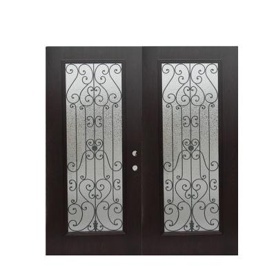 China Modern From China Manufacturer Fiberglass Window And Door Security Interior Front Entry for sale