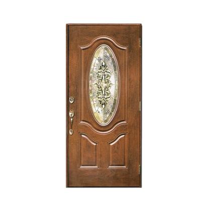 China 36 x 80 Weatherproof Rustic Textured Stained Exterior Fiberglass Doors For Home for sale