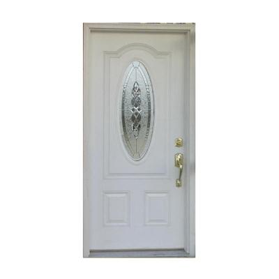 China Waterproof Discounted Fiberglass Exterior Doors Safety Security Door For Residential for sale