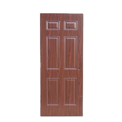 China Residential Modern Exterior Steel Front Entry Door Steel Security Waterproof Burglarproof for sale